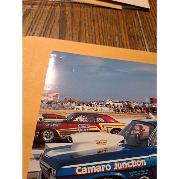 Vintage Tom & Linda Jacobson 1962 Chevrolet NHRA SOFF-SEAL Drag Photo 8x10 - Picture 2 of 5